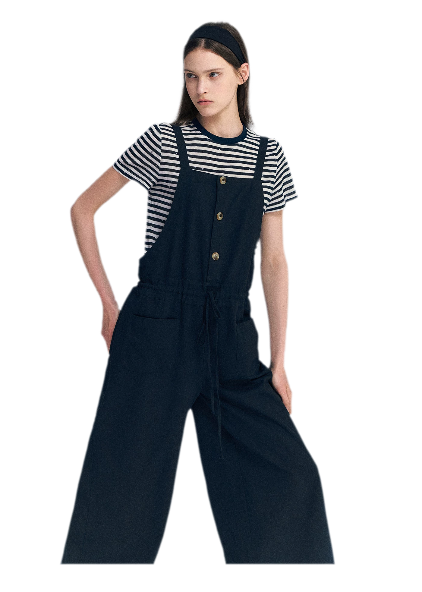 Drawstring Jumpsuit