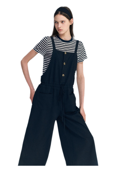 Drawstring Jumpsuit