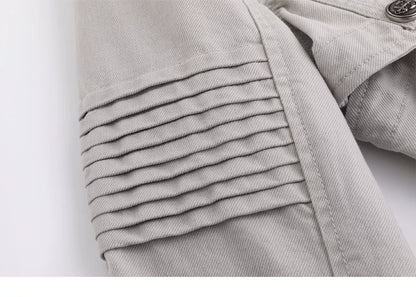 Detachable Washed Short Jacket