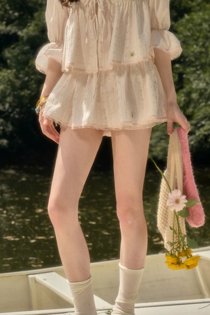 Peach Babydoll Set