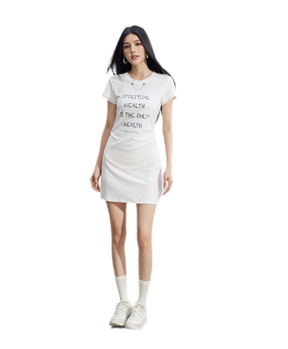 Chain Detail T-Shirt Dress