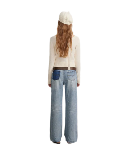 Openwork Reversible Knit Top