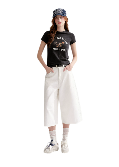 Vintage Horse Print Tee