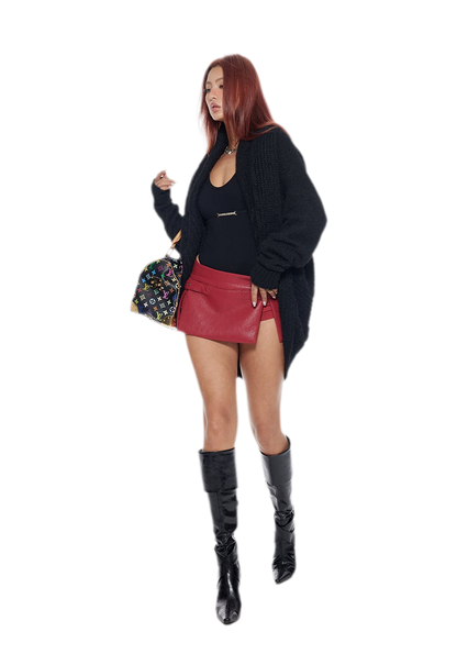 Oversized Shawl Knit Cardigan
