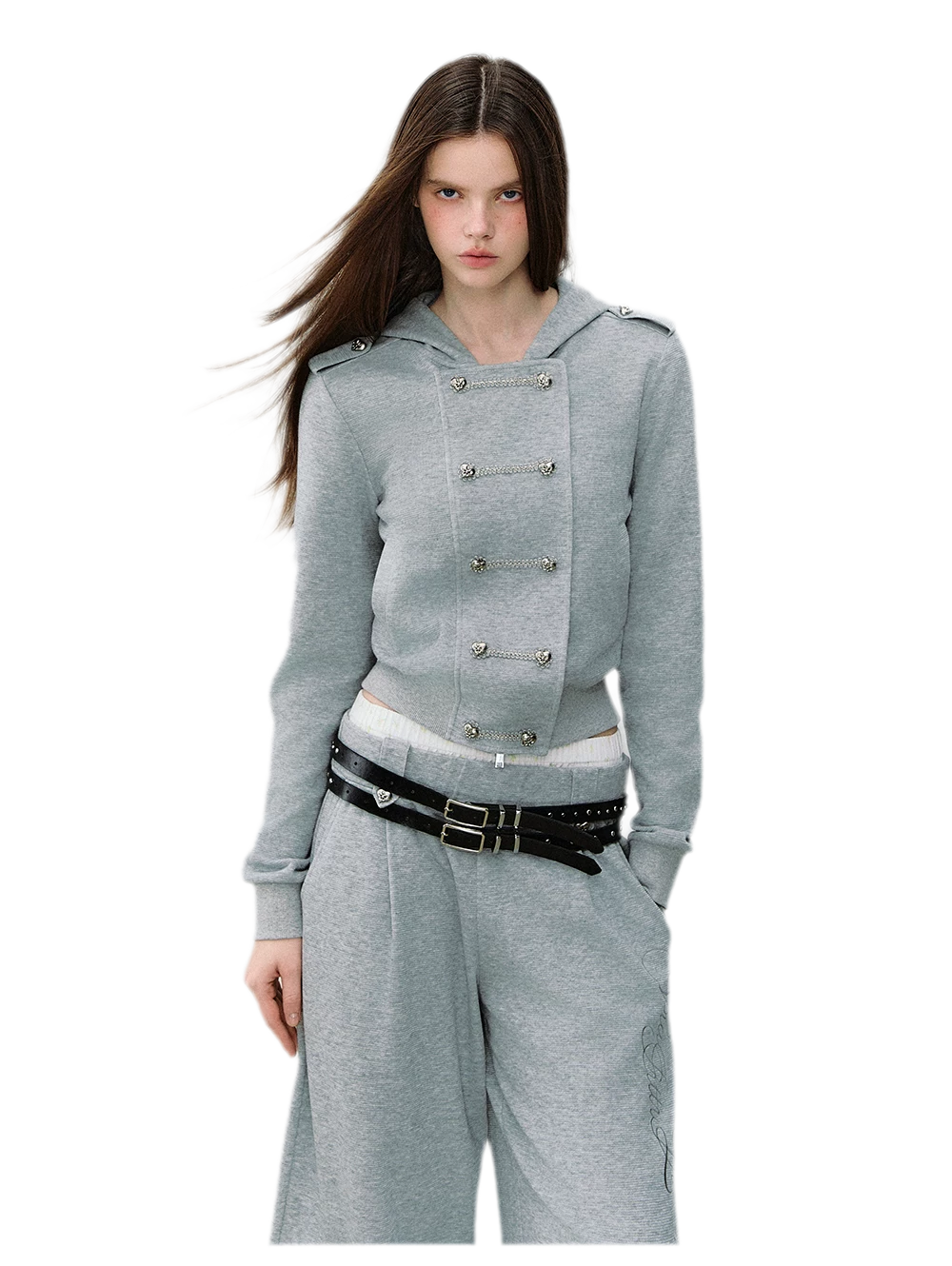 Hooded Knit Set