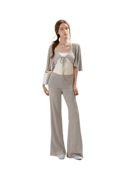 Sportique Knit Straight Pants