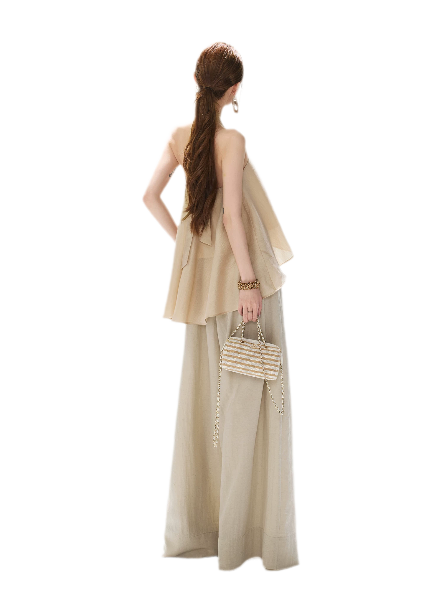 Linen Wide-Leg Pants