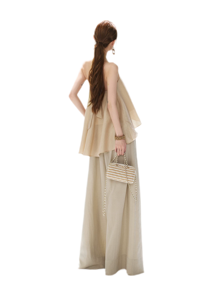 Linen Wide-Leg Pants