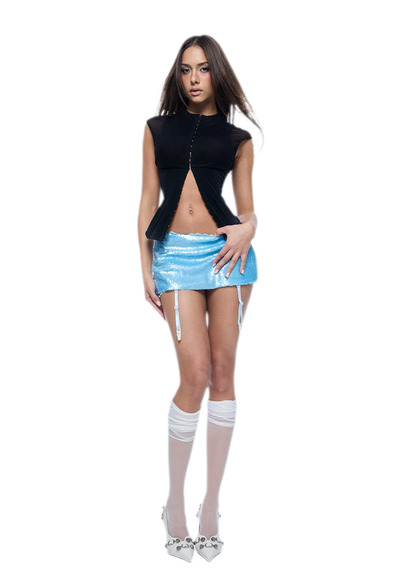 Structured Fishbone Corset Top