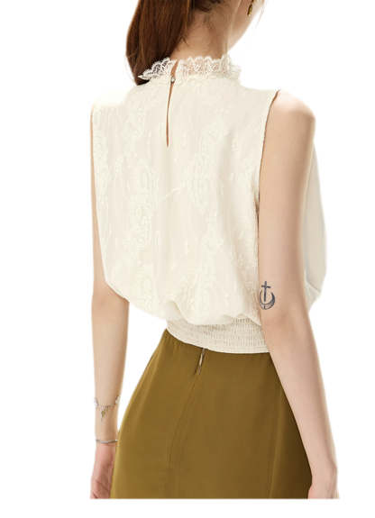 Embroidered Lace Blouse