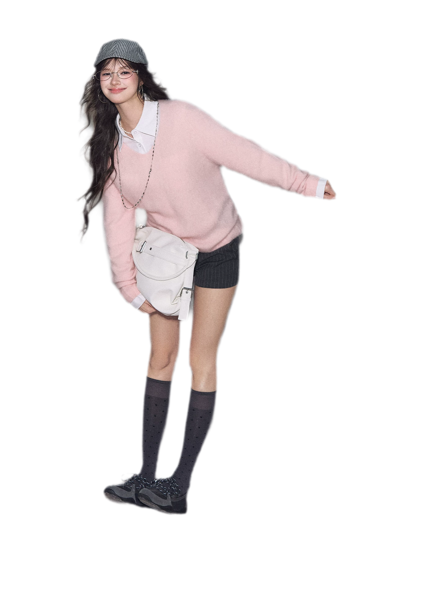 Brushed V-Neck Wool Sweater
