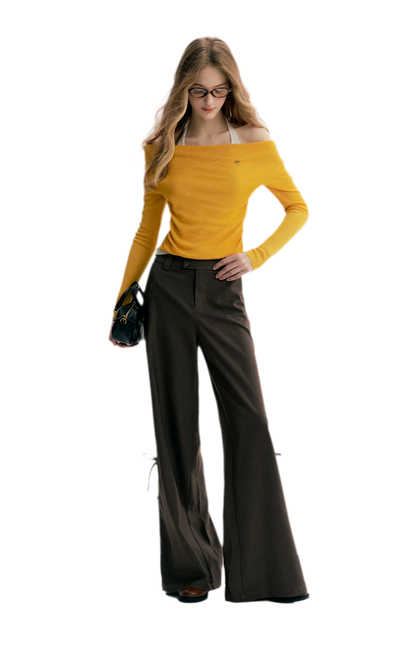 Lyocell Halter Knit Top