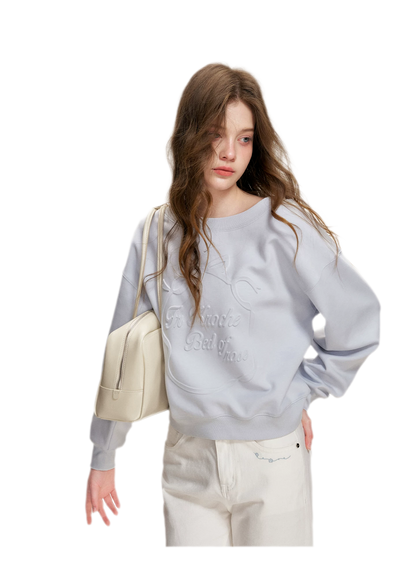 Modal Embossed Sweatshirt