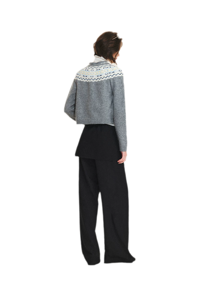 Abnehmbare Lagen-Hose mit weitem Bein