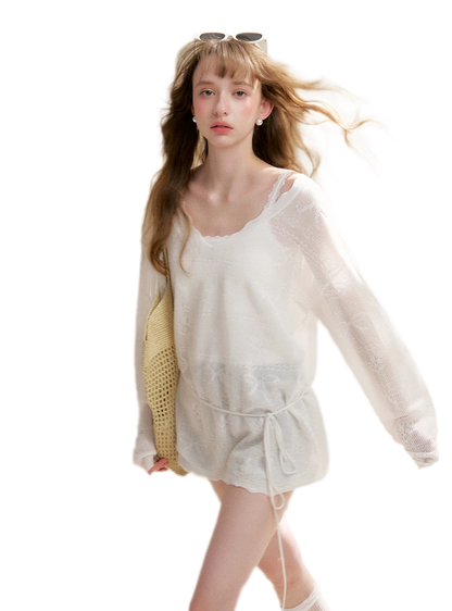 Lyocell Jacquard Cloud Knit