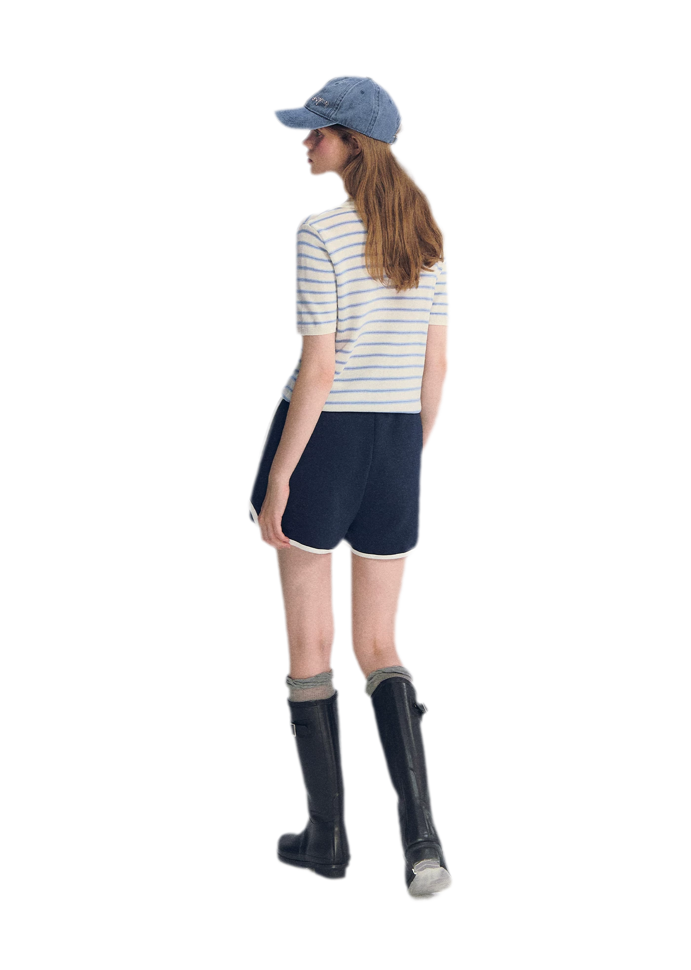 Striped Embroidered Polo