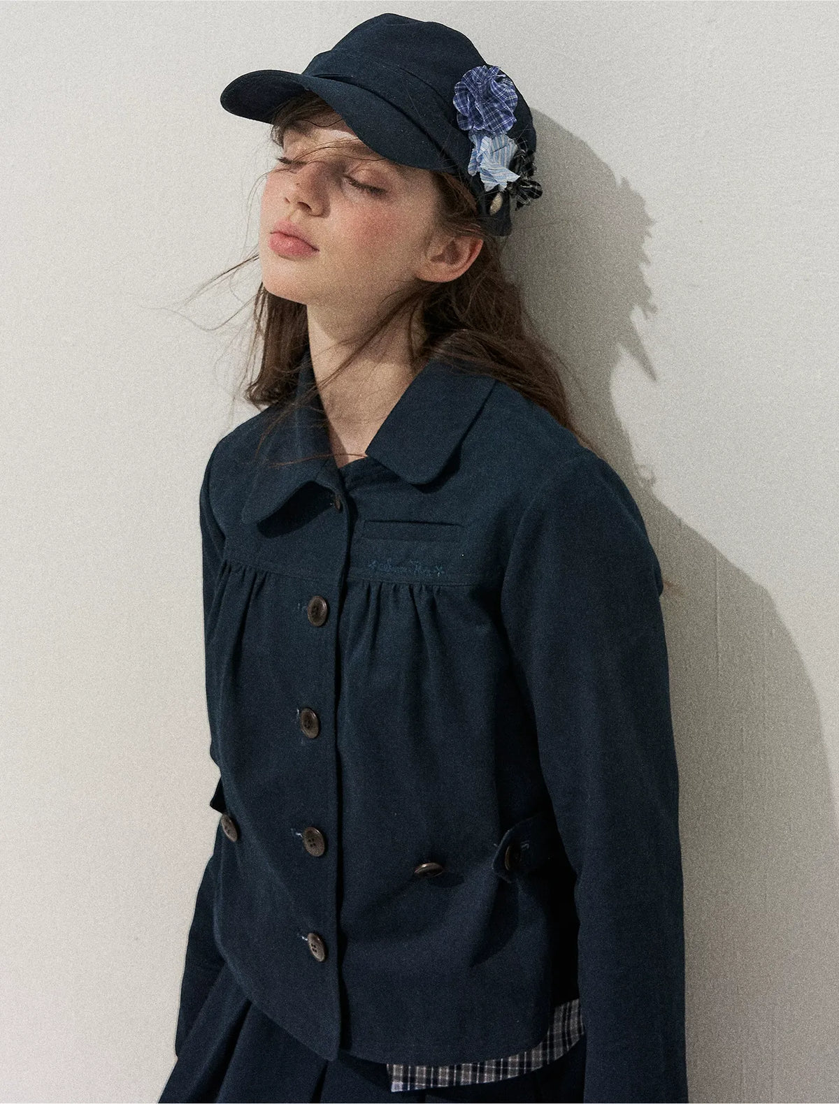 Handmade Floral Riding Hat