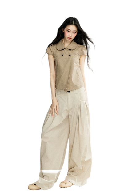 High Waist Wide Leg Pants