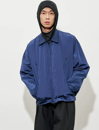 Textured Curved Panel Jacket