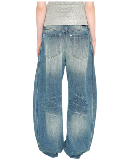 Vintage Washed Lightning Jeans