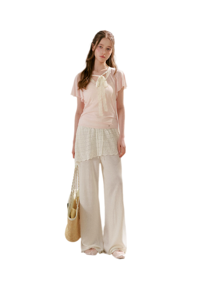 Tencel Linen Knit Pants