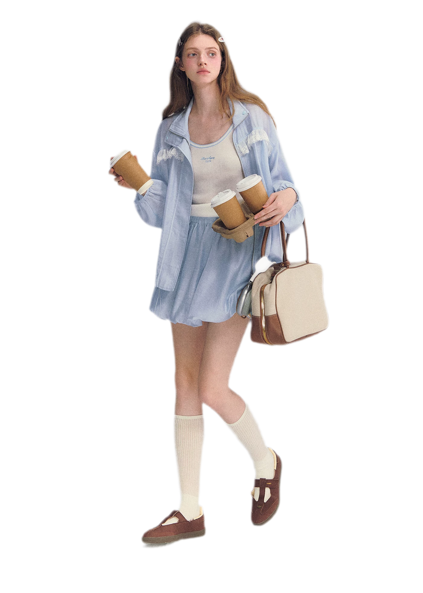 Lyocell Lace Sun Jacket Set
