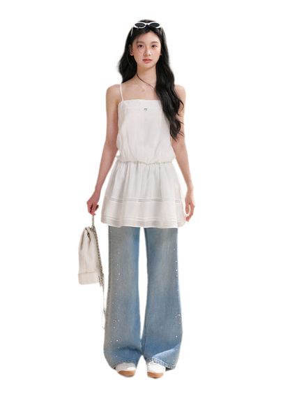 Staycation Straight Leg Moonlight Jeans