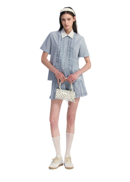 Blue Plaid Set