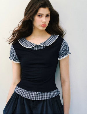 Academy Plaid Blue / S