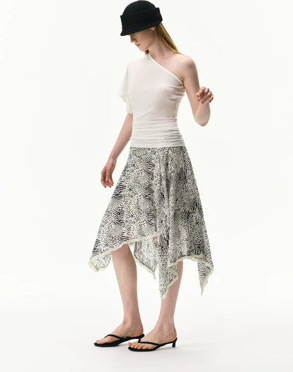 Zebra Lace Skirt