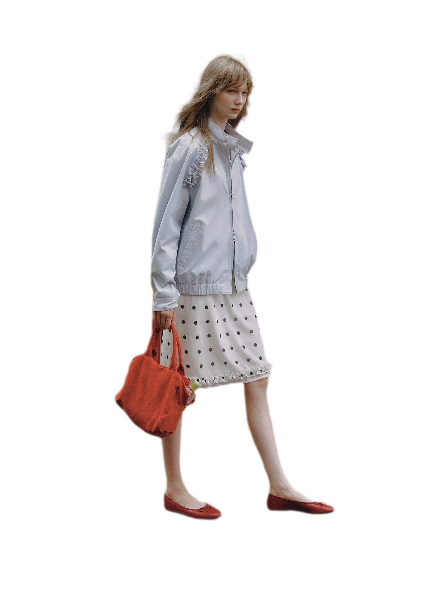 Polka Dot Ruffle Skirt