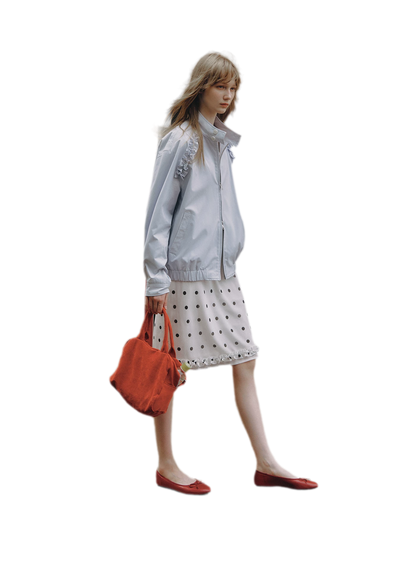 Polka Dot Ruffle Skirt