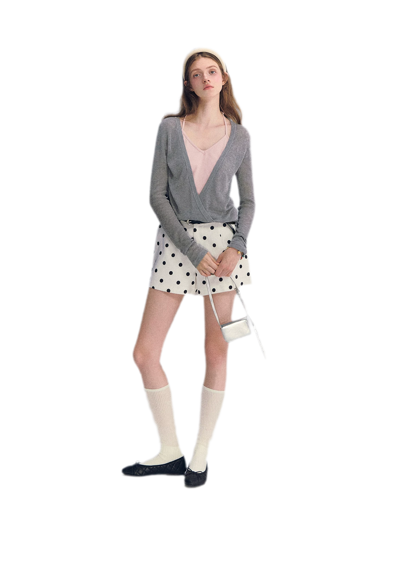 Lyocell Faux Two Knit