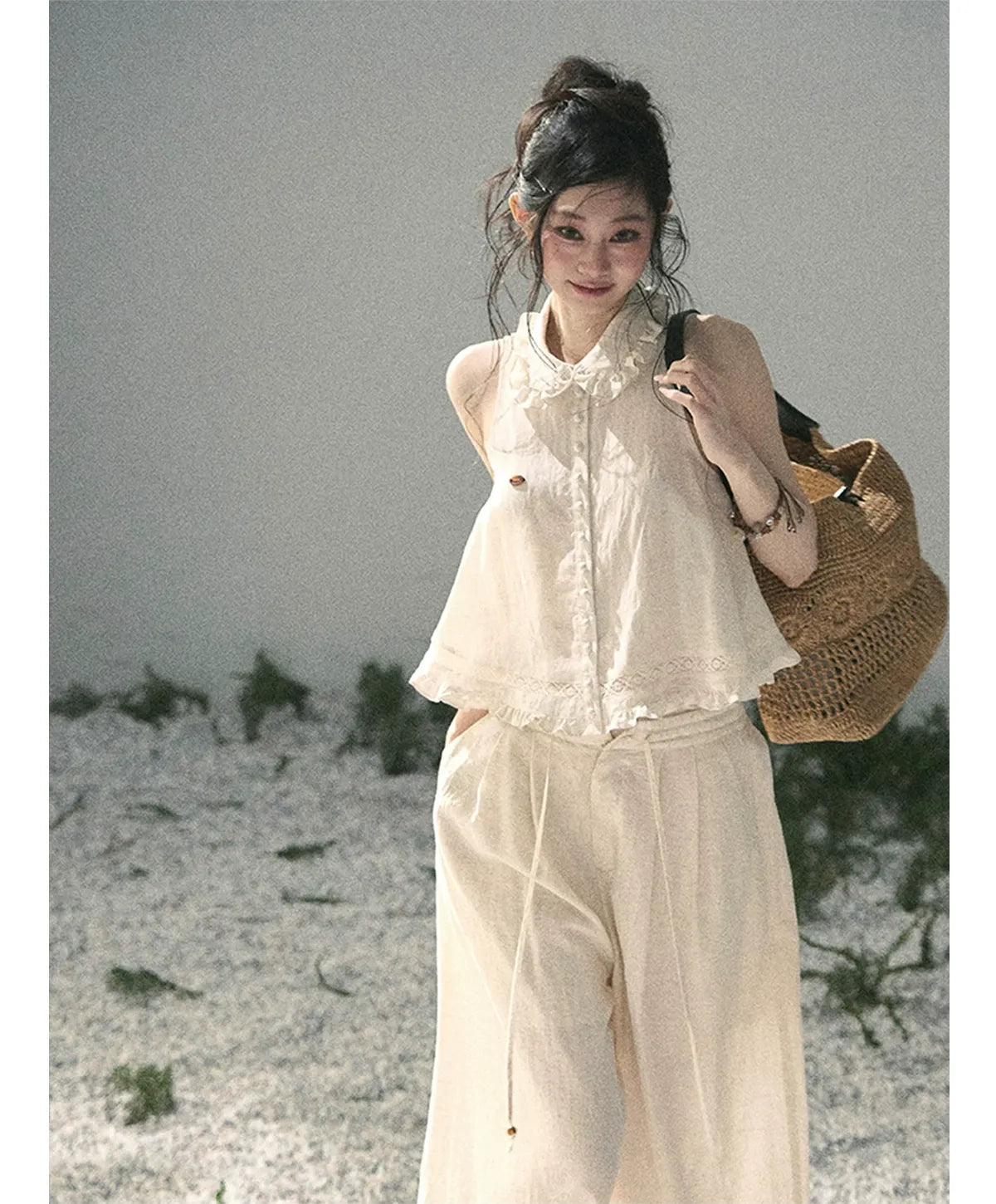 Soft Lace Two-Piece Set