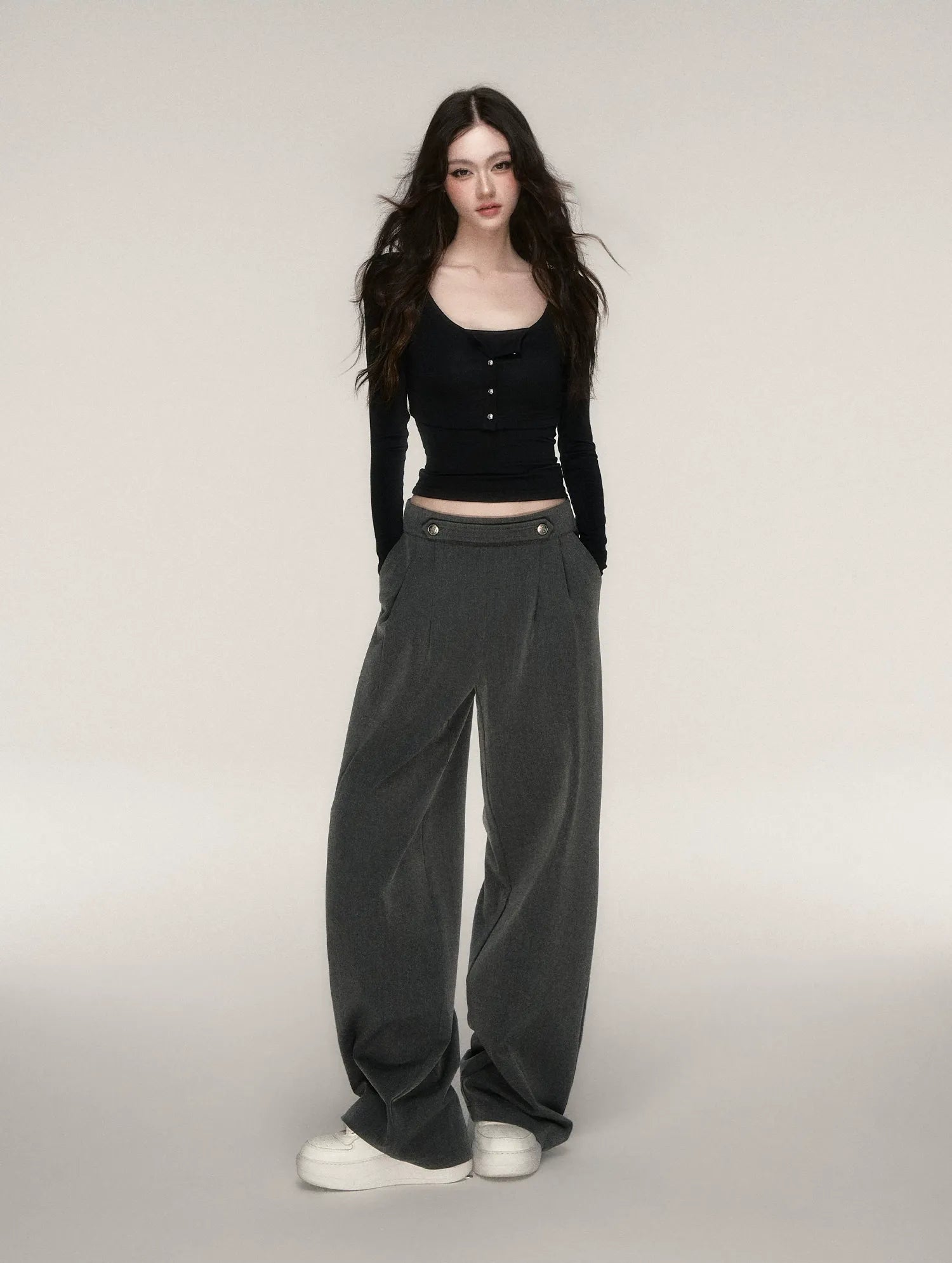 Napoleon Wide-Leg Suit Trousers