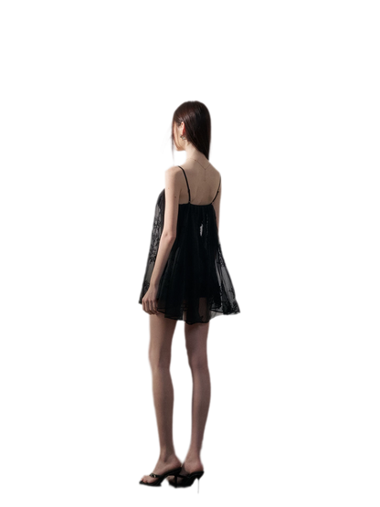 Ruched Tulle Camisole