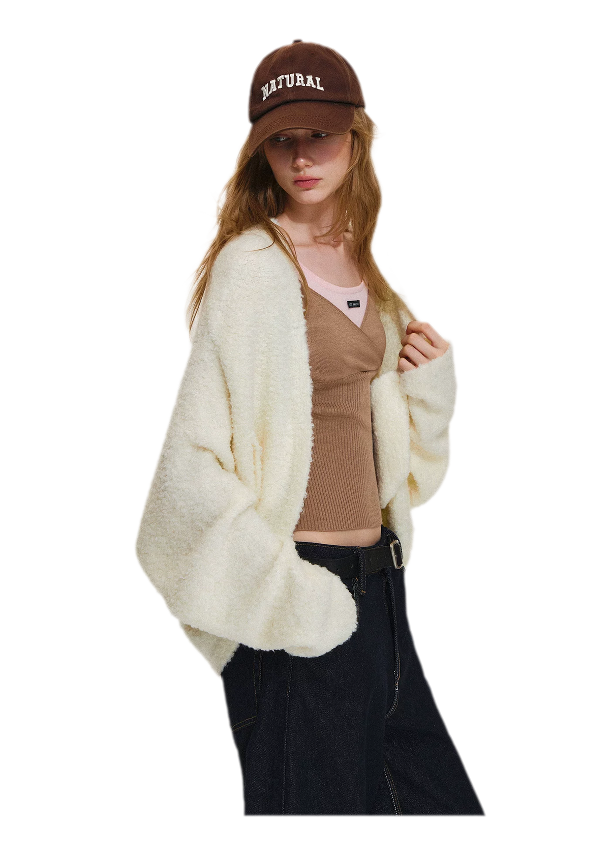 Loop Yarn Cocoon Cardigan
