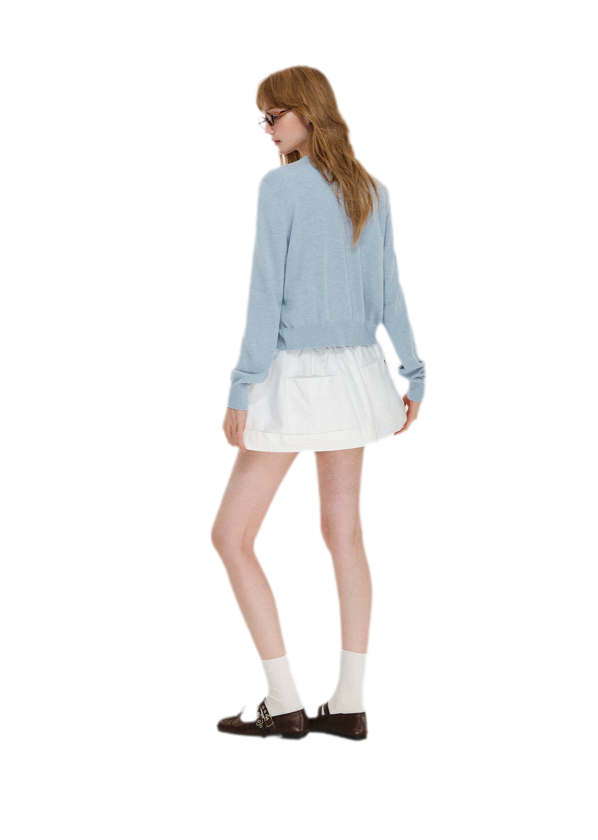 Wool Argyle Knit Set