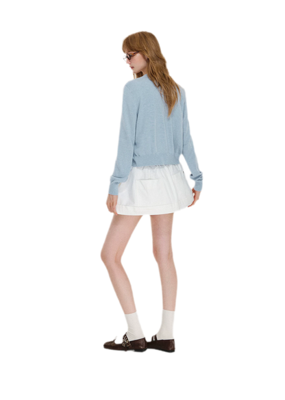 Wool Argyle Knit Set