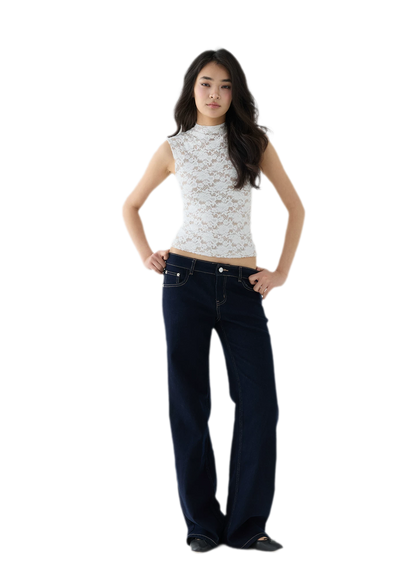 Stretch Lace Cropped Camisole