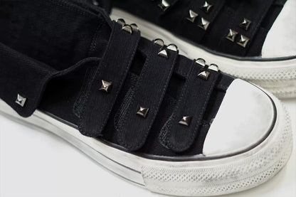 Punk Graffiti Canvas Sneakers