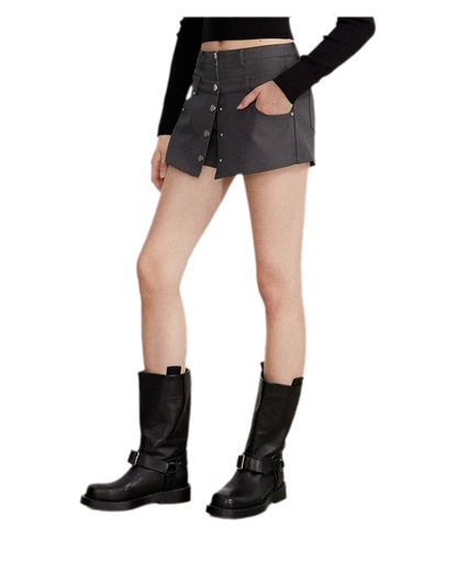 Double-Waist Convertible A-Line Skort