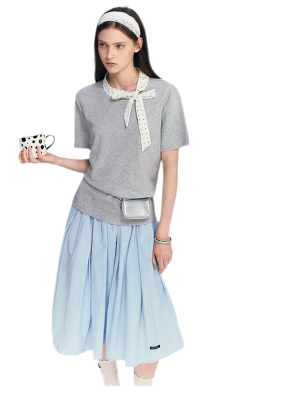 Polka Dot Bow T-Shirt