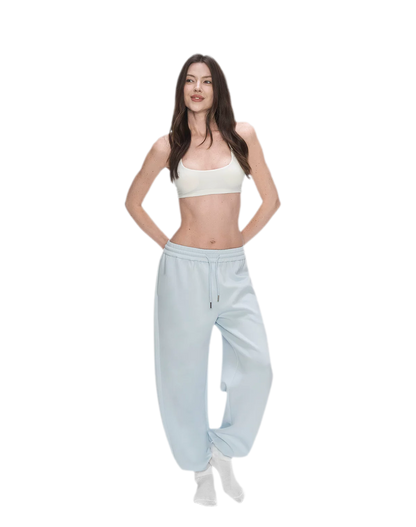 Air Cotton Wide-Leg Sweatpants