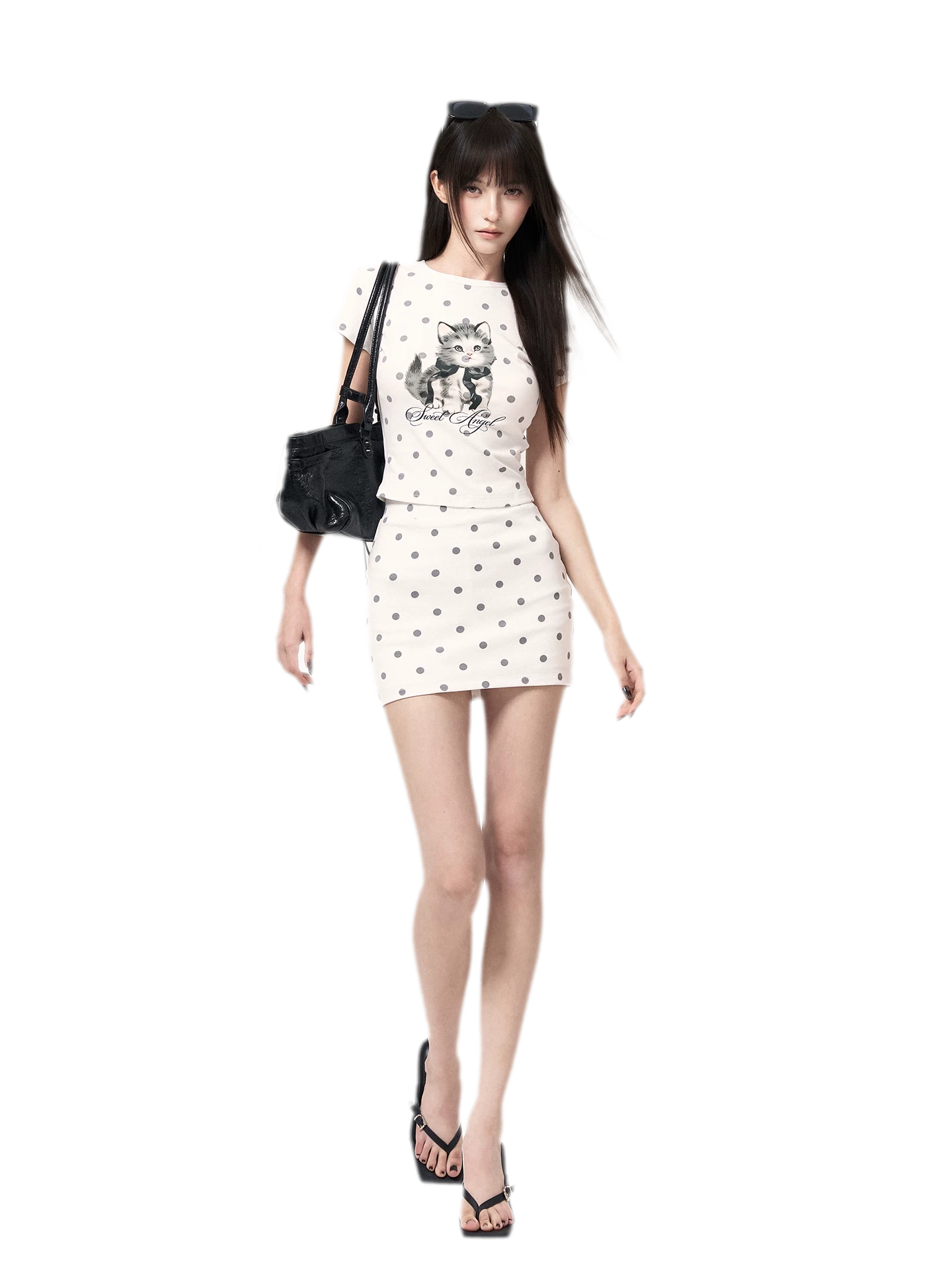 Polka Dot Knit Set