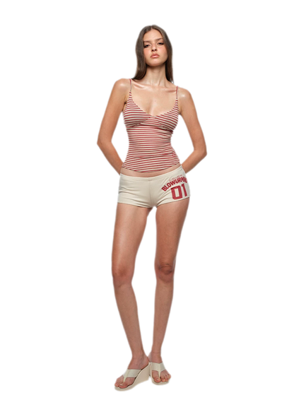 Striped Stretch Cami Top