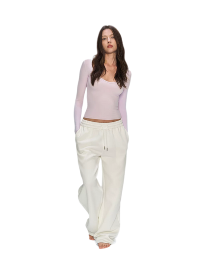 Bare-Feel V-Neck Top