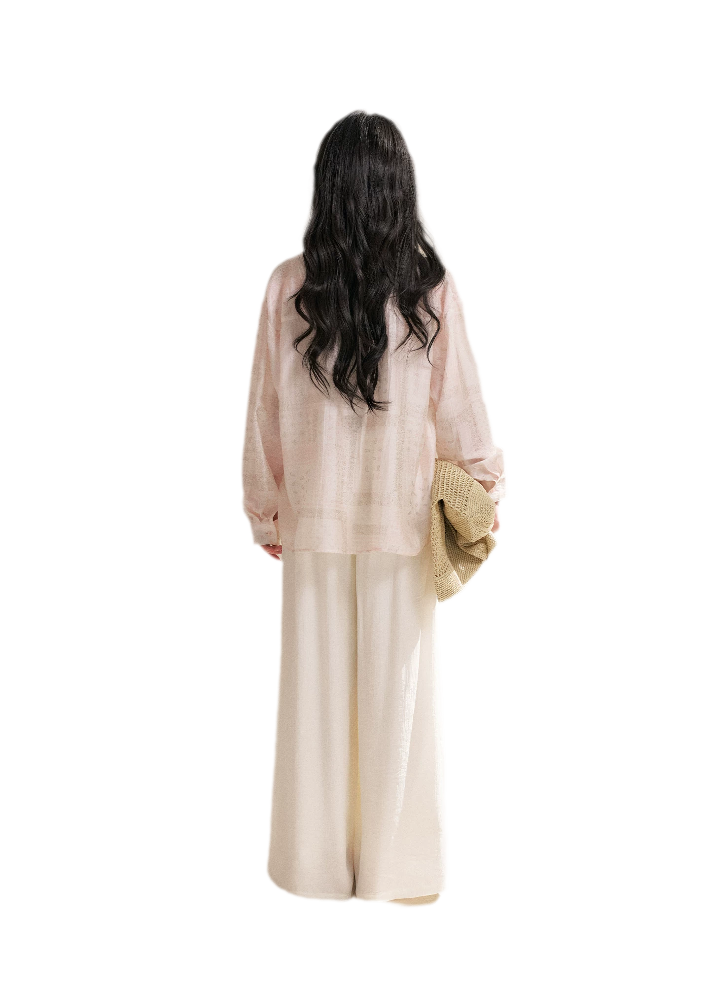Pleated Wide-Leg Pants