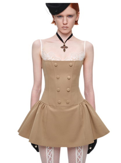 Lace Boned Cami Dress