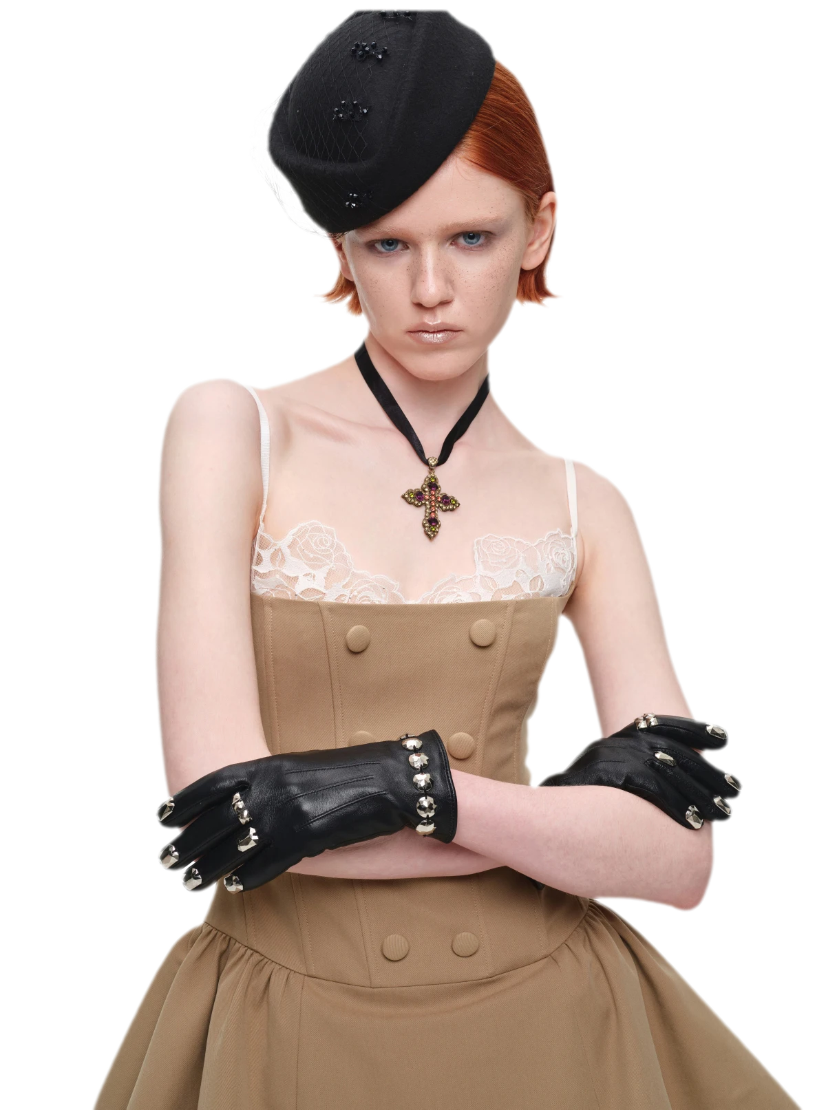 Lace Boned Cami Dress